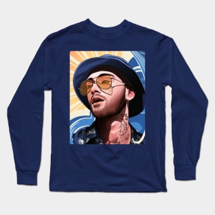 Zayn Portrait Illustration Long Sleeve T-Shirt